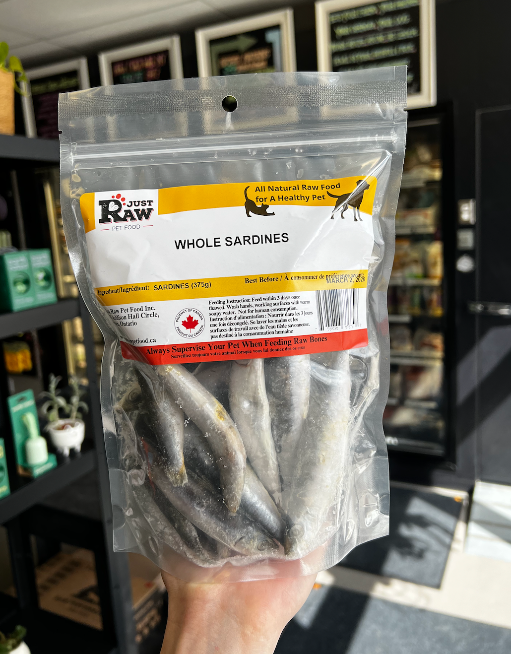Just Raw Just Raw - Sardines - 375g