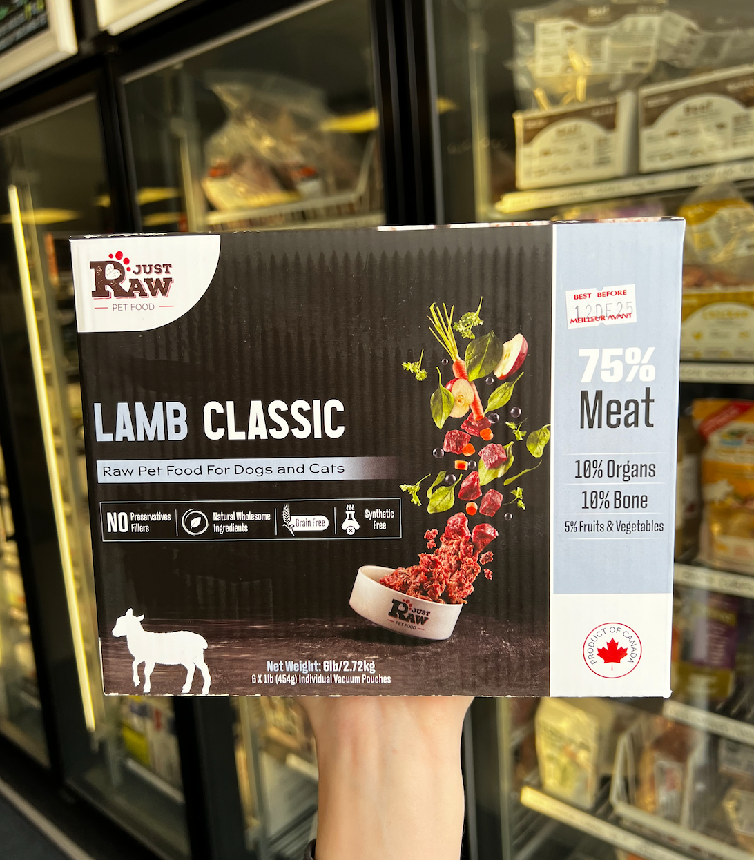 Just Raw Just Raw - Lamb CLASSIC - 6LB