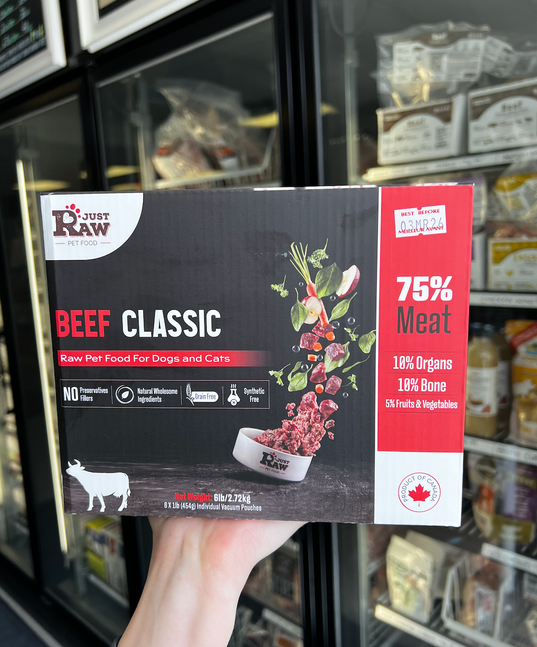 Just Raw Just Raw - Beef CLASSIC - 6LB