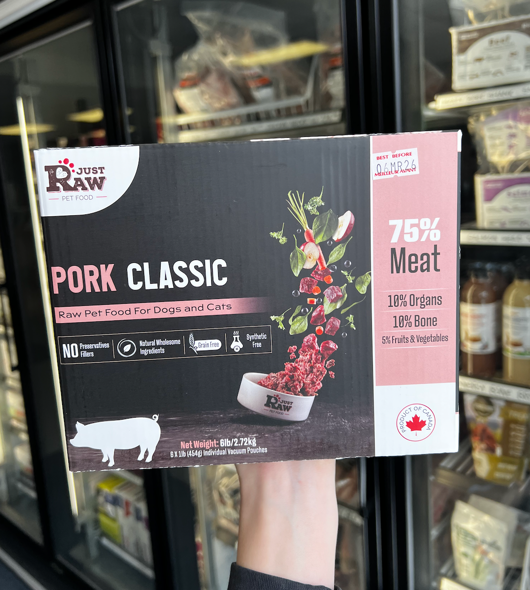 Just Raw Just Raw - Pork CLASSIC - 6LB