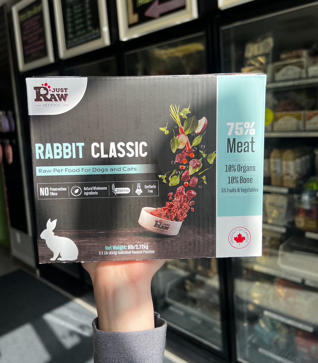 Just Raw Just Raw - Rabbit CLASSIC - 6LB