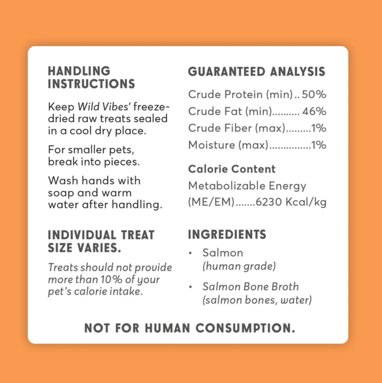 Wild Vibes Treat Co Wild Vibes Treat Co - Salmon Belly & Bone Broth