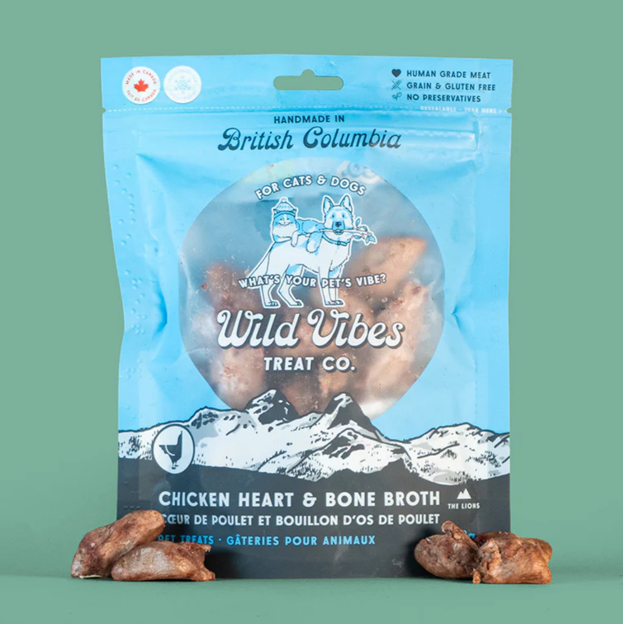 Wild Vibes Treat Co Wild Vibes Treat Co - Chicken Heart & Bone Broth