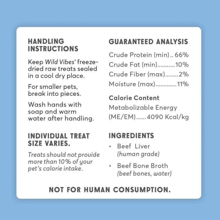 Wild Vibes Treat Co Wild Vibes Treat Co - Beef Liver & Bone Broth