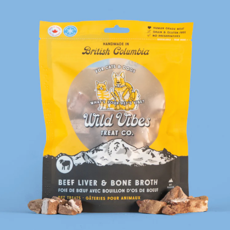 Wild Vibes Treat Co Wild Vibes Treat Co - Beef Liver & Bone Broth