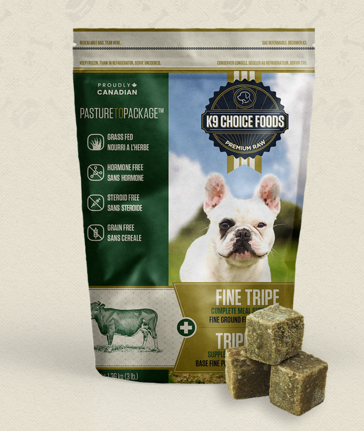 k9 choice K9 Choice - Fine Ground Tripe - 3lb