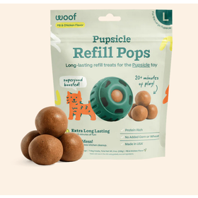 Woof Woof - Refill Pops - Large - PB & Chicken