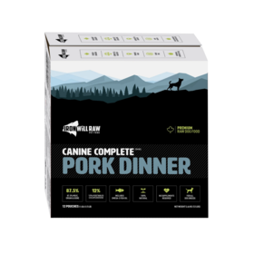 Iron Will Raw Iron Will Raw - Canine Complete - Pork Dinner 12LB