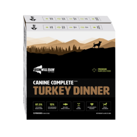Iron Will Raw Iron Will Raw - Canine Complete - Turkey Dinner 12LB