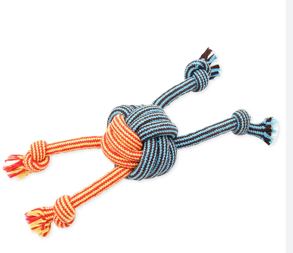 Mammoth Mammoth Floffy Chews - Monkey Knot - Small 10"