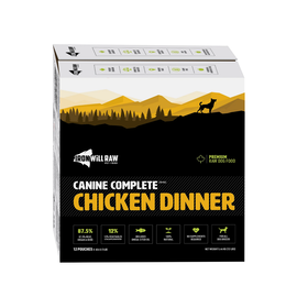 Iron Will Raw Iron Will Raw - Canine Complete - Chicken Dinner 12lb