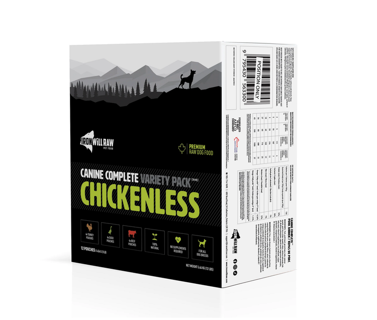 Iron Will Raw Iron Will Raw - Canine Complete - Chickenless 12lb