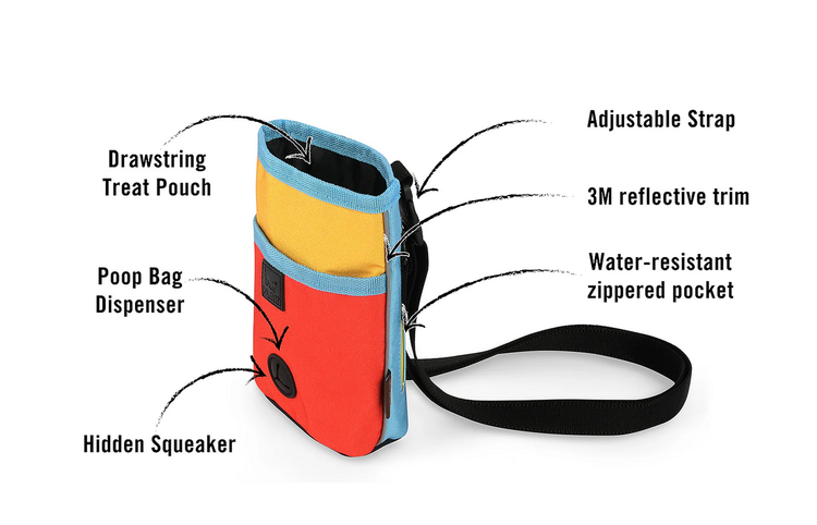 Pet Play Pet Play - Deluxe Training Pouch - Wildflower