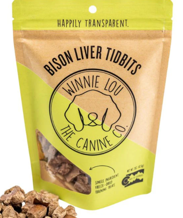 Winnie Lou Winnie Lou - Organic Bison Liver Tidits - 2.oz