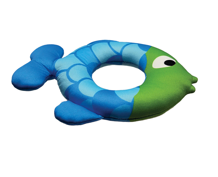 Fou Fou Dog Foufou - Freeze n Float - Fish Rings - Blue