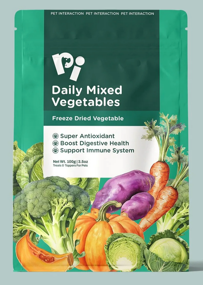 Pi Pet Food Pi Pet Food - Freeze Dried - Daily Mixed Vegetables - 100g