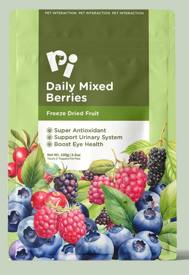 Pi Pet Food Pi Pet Food - Freeze Dried - Daily Mixed Berries - 100g