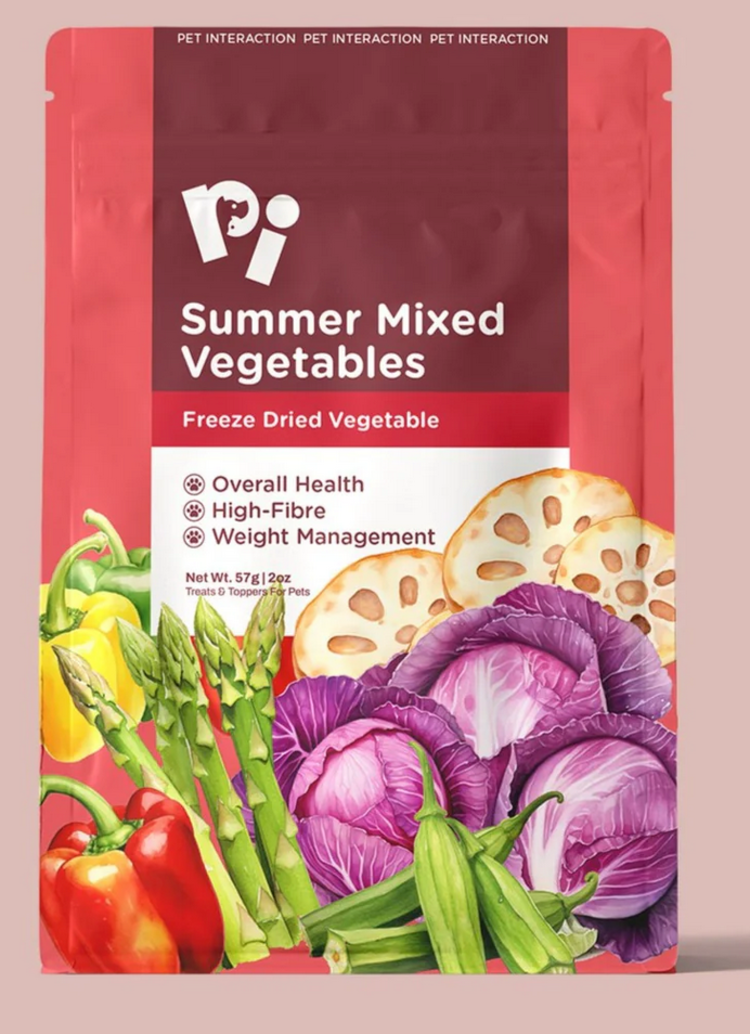 Pi Pet Food Pi Pet Food - Freeze Dried - Summer Mixed Vegetables - 57g