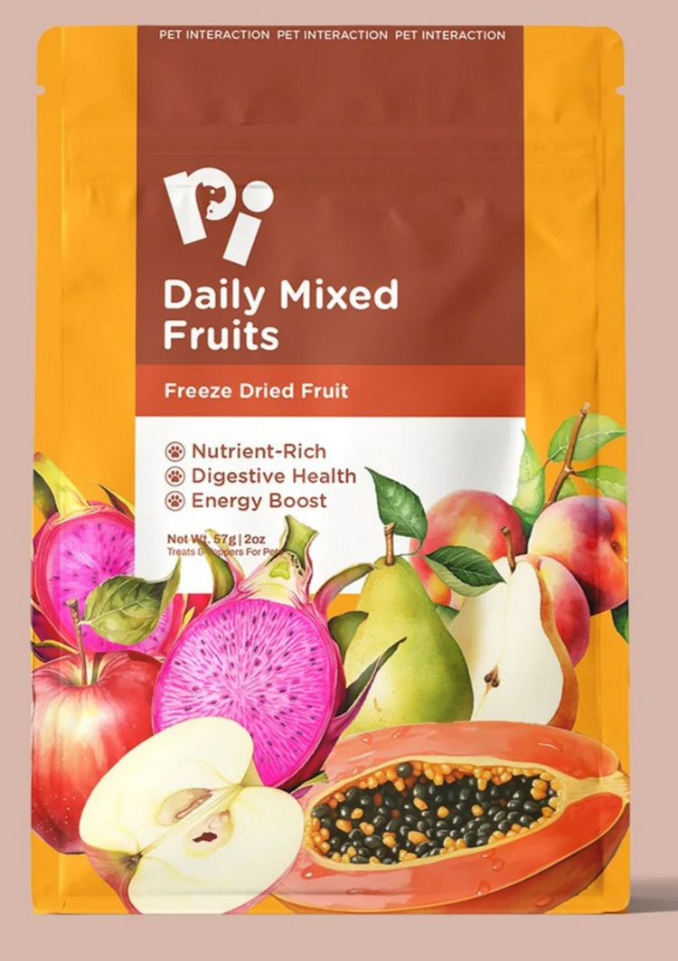Pi Pet Food Pi Pet Food - Freeze Dried - Daily Mixed Fruits - 57g