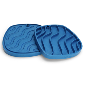 West Paw West Paw - Waves Feast Mat - Marine Blue