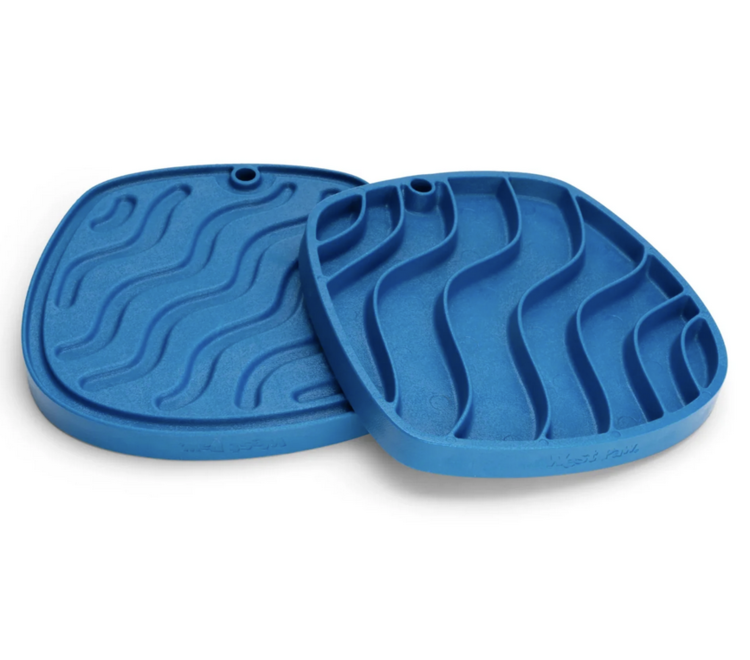 West Paw West Paw - Waves Feast Mat - Marine Blue