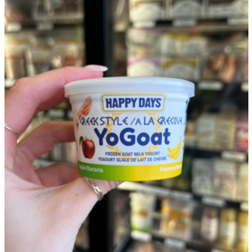 Happy Days Happy Days - Frozen Yo-Goat Greek Yogurt - Apple & Banana - 110ml