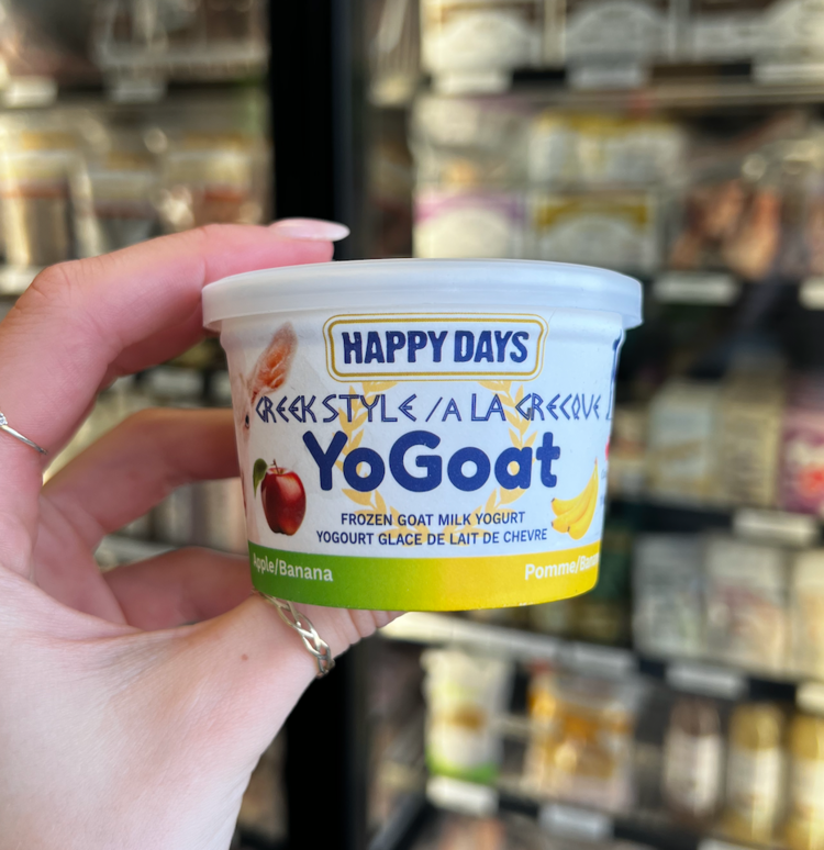 Happy Days Happy Days - Frozen Yo-Goat Greek Yogurt - Apple & Banana - 110ml