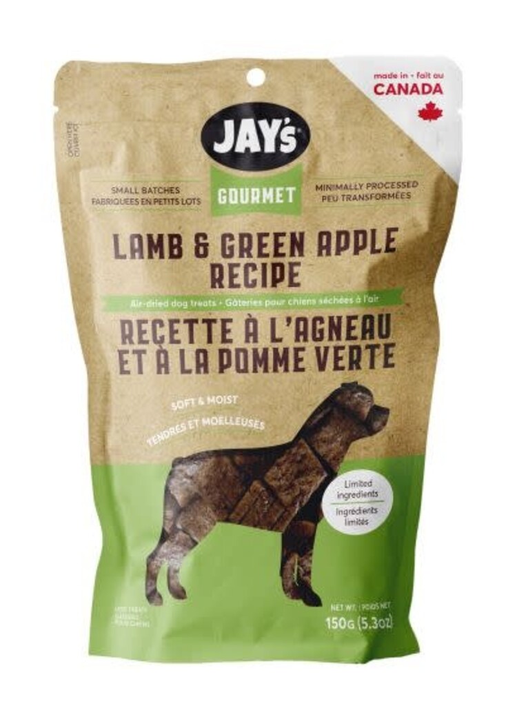 Jay's Gourmet Jay's Gourmet Lamb & Apple Air-Dried Treats Dog 150g