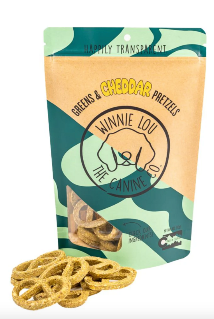 Winnie Lou Winnie Lou - Organic Greens & Cheddar Pretzel - 4oz