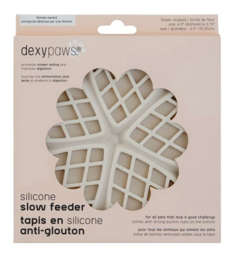 Dexy Paws Dexy Pawz - Slow Feeder - Buttercream - Hearts