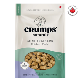 Crumps' Naturals Crumps - Mini Trainers - Chicken - Semi Moist Dog - 4.7oz