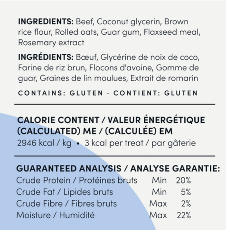 Crumps' Naturals Crumps - Mini Trainers - Beef - Semi Moist Dog - 4.7oz
