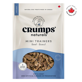 Crumps' Naturals Crumps - Mini Trainers - Beef - Semi Moist Dog - 4.7oz