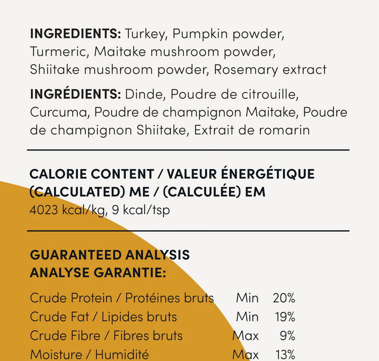 Crumps' Naturals Crumps - Sprinkles - Turkey & Superfood Golds - 120g