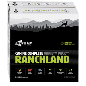 Iron Will Raw Iron Will Raw - Canine Complete - Ranchland 12LB