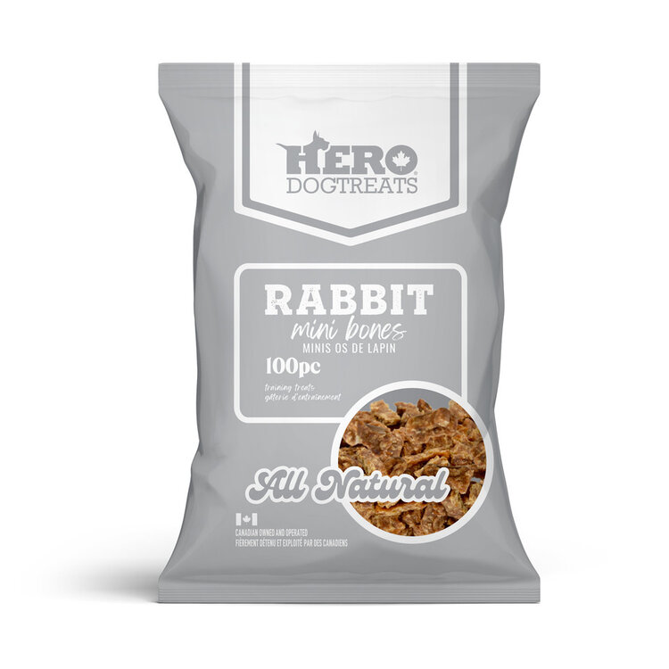Hero Dog Treats Hero - Rabbit Mini Bones