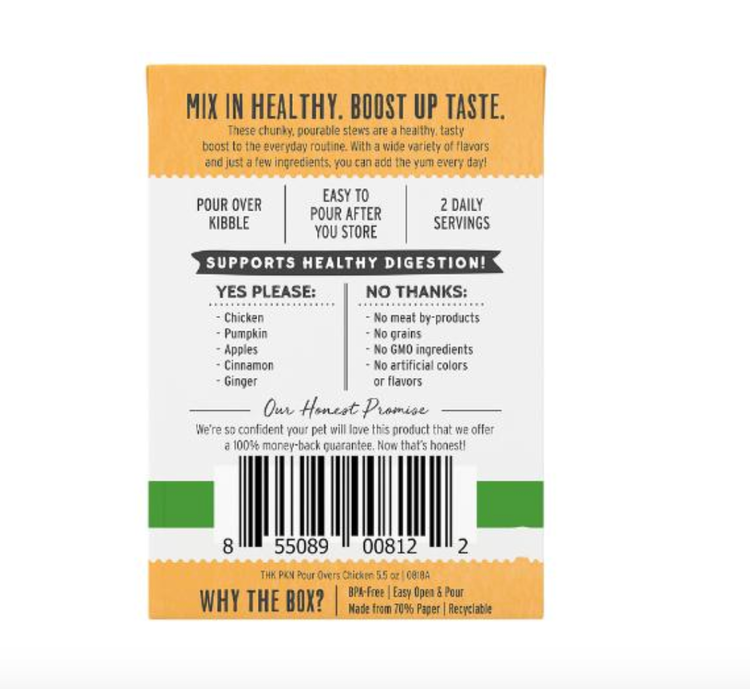 The Honest Kitchen The Honest Kitchen - Pumpkin Pour Over - Chicken Stew