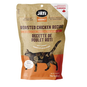 Jay's Gourmet Jay's -  Air-Dried Treats - Cat - Gourmet Chicken 75g