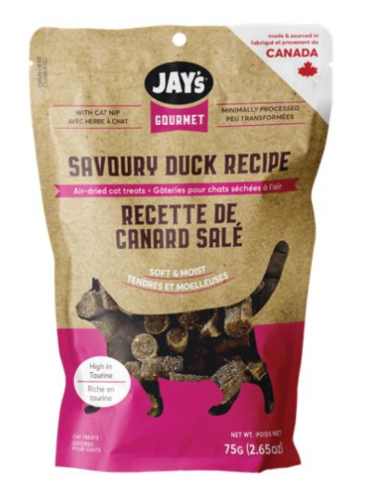 Jay's Gourmet Jay's -  Air-Dried Treats - Cat - Gourmet Duck 75g