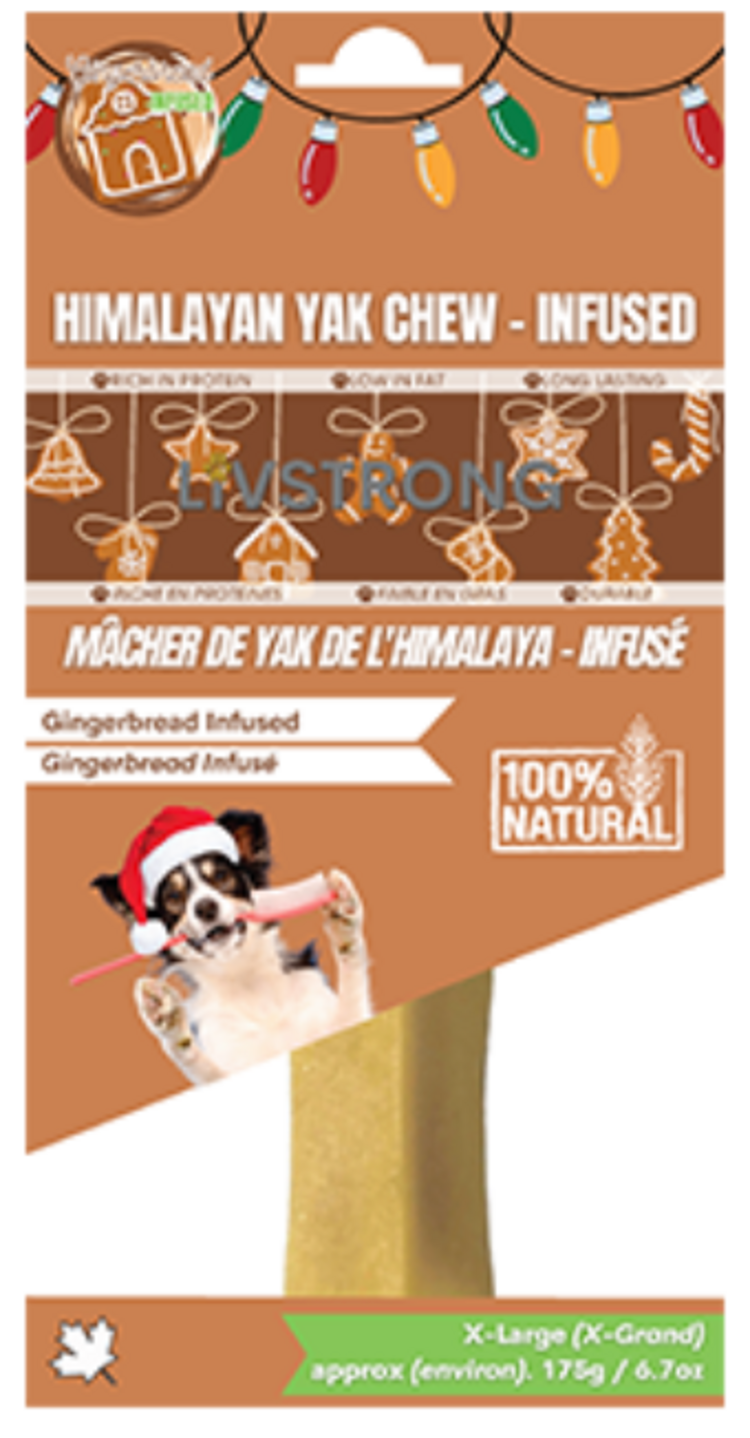 Blends For Life Blends for Life - Holiday - Yak Cheese Chew - Gingerbread - XL (175g)