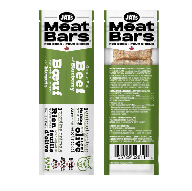 Jay's Gourmet Jay's - MeatBars - Beef & Blueberry (1pc)