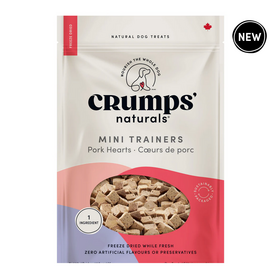 Crumps' Naturals Crumps - Mini Trainers - Freeze Dried Pork Heart - 55g