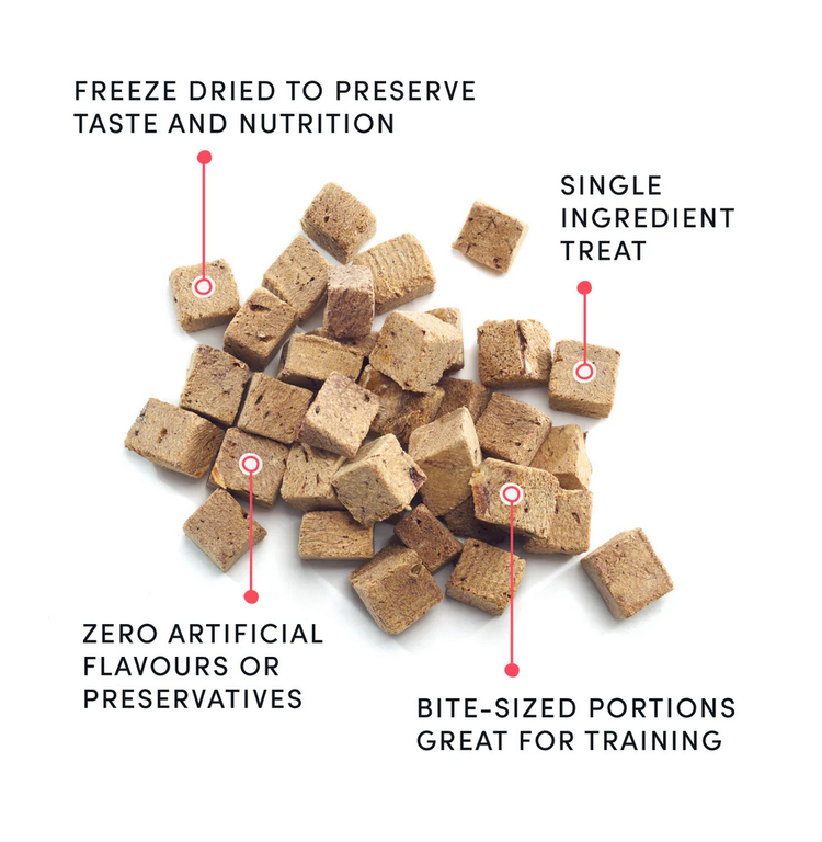 Crumps' Naturals Crumps - Mini Trainers - Freeze Dried Pork Heart - 55g