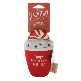 Original Territory Original Territory - 2 in 1 Plush Pup Mint & Mocha Cup
