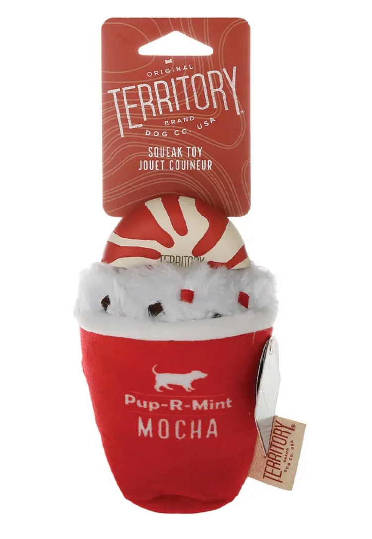 Original Territory Original Territory - 2 in 1 Plush Pup Mint & Mocha Cup