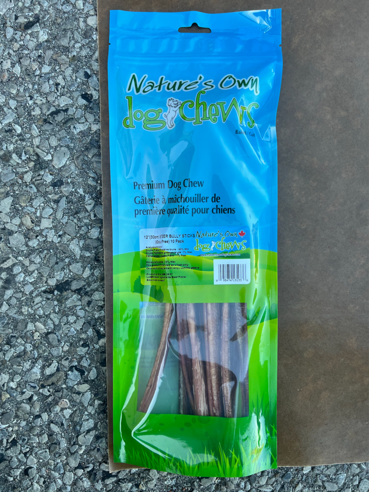 Nature's Own Nature's Own - 12" Steer Bully Multipack - 10pk