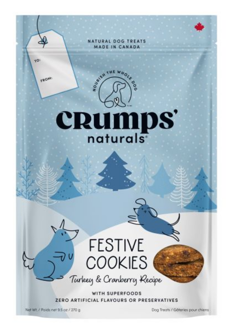 Crumps' Naturals Crumps - Festive Cookies - Turkey Cranberry - 270g