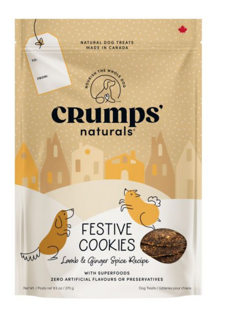 Crumps' Naturals Crumps - Festive Cookies - Lamb & Ginger - 270g