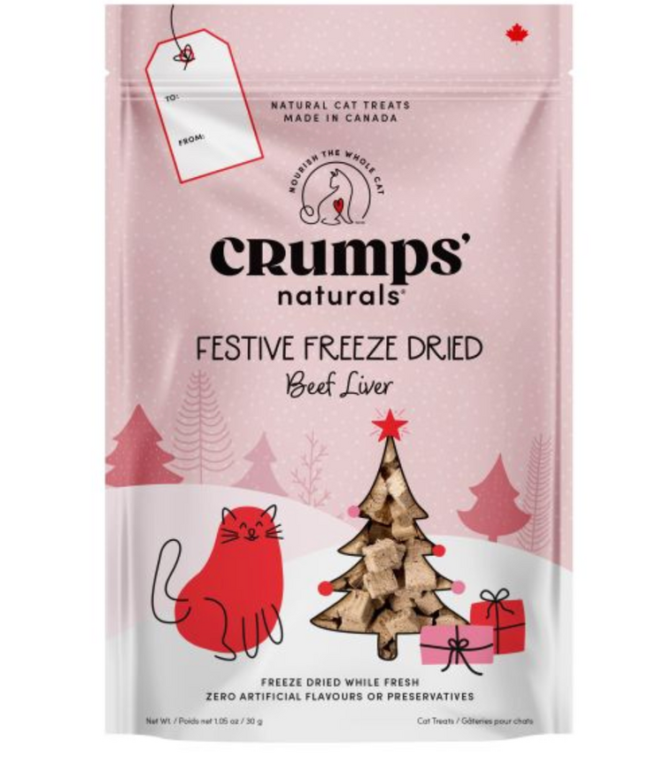 Crumps' Naturals Crumps - Festive Freeze Dried Beef - Cat - 30g