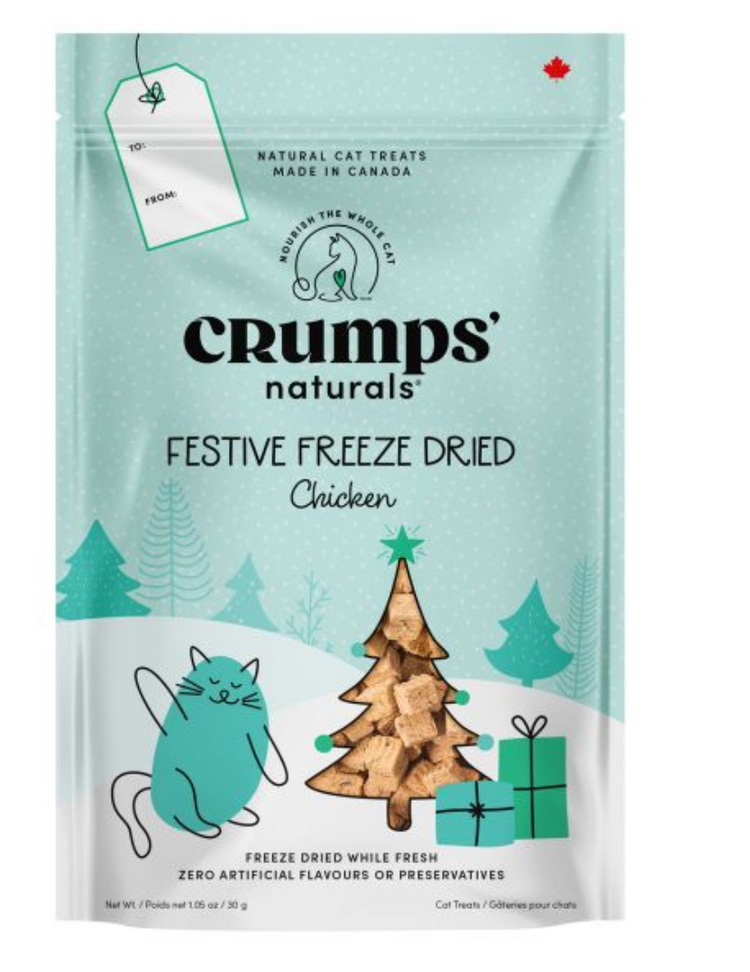 Crumps' Naturals Crumps - Festive Freeze Dried Chicken - Cat - 30g